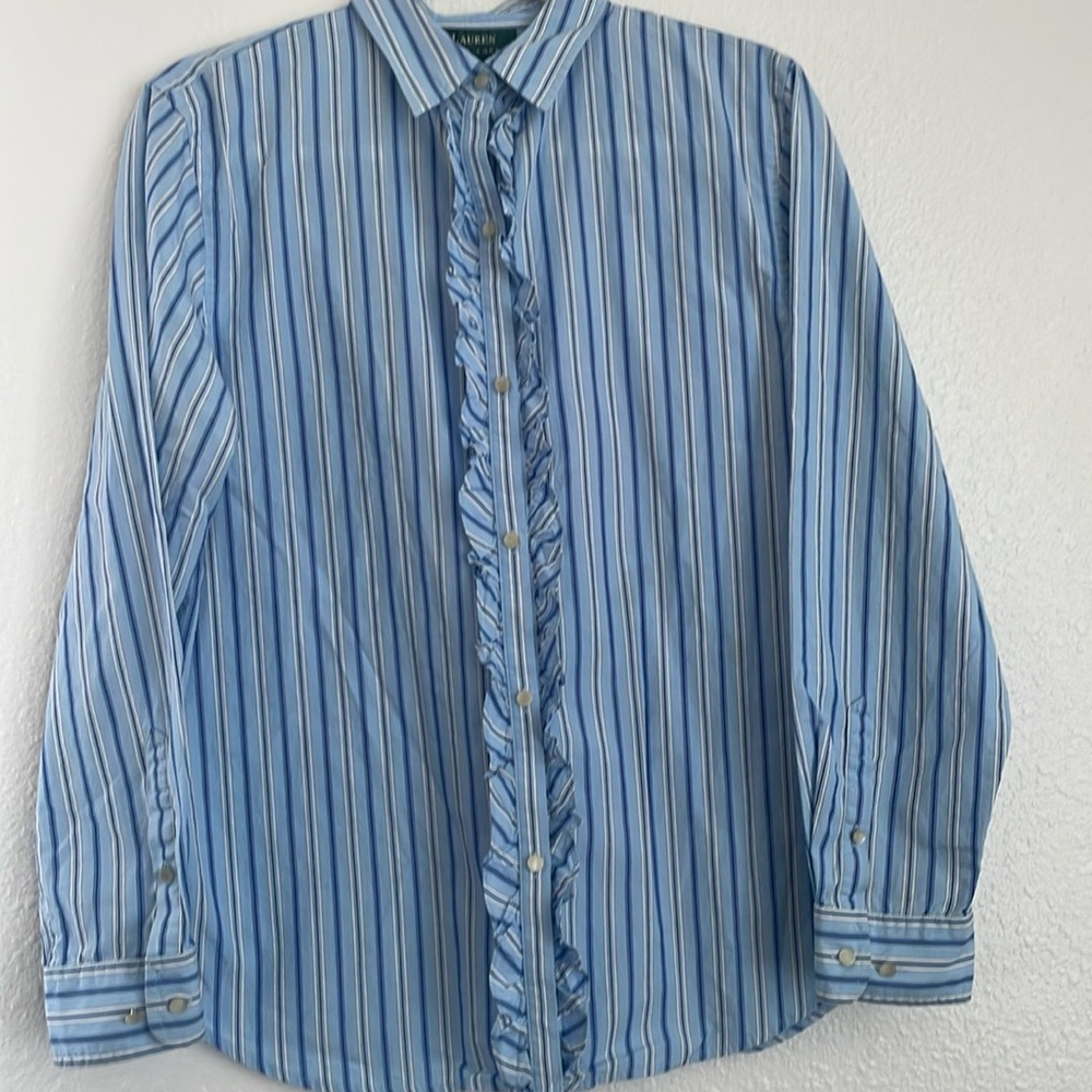 Lauren Ralph Lauren button down long sleeve shirt